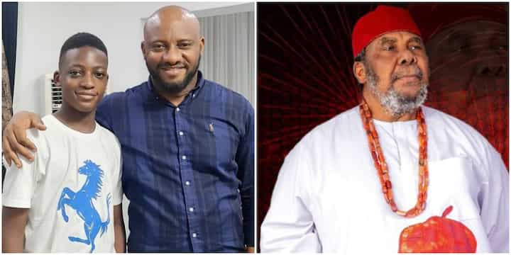 "He was unusual" : Veteran Nollywood actor Pete Edochie mourns grandson, Kambilichukwu