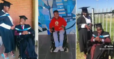 "I'm Not Crying": University graduate dances in wheelchair during his graduation, video trends on TikTok