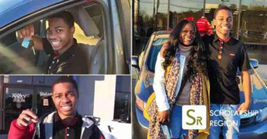 Young boy who treks 11km from work to school every day wins car gift from generous woman, celebrates success