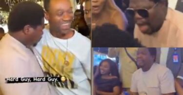 Lateef Adedimeji, Kiekie, others make Macaroni sheds tears as they throw him a surprise 30th birthday