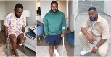 Singer Falz Begins Physiotherapy, Speaks on Recovery Process From His Knee Surgery