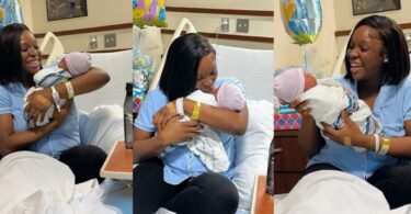 “My testimonies are so many” Tomike Adeoye emotional as she welcomes second child (Photos)