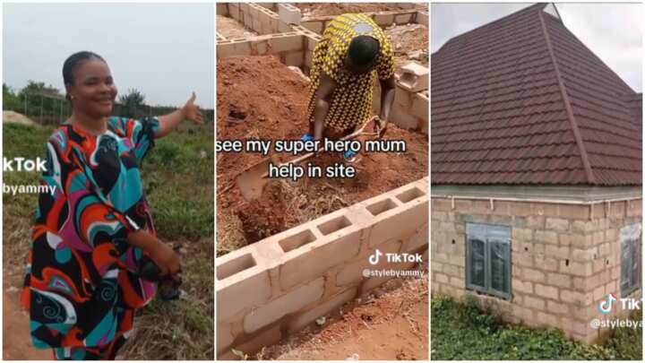 “Dream Come True”: Lady Finally Starts Building on Land She Bought 4 Years Ago, Becomes Lagos Landlady