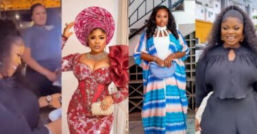 Juliana Olayode overwhelmed with love as Mo Bimpe and Eniola Ajao surprises her on her birthday