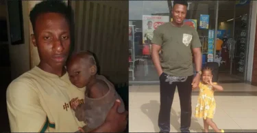 Man shares transformation of baby rescued a year ago in Enugu