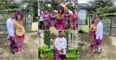“Talking stage started in JSS 2” – Man marries schoolmate after 16 years of dating