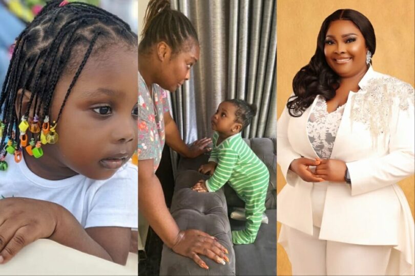“Dominate and be all you are” Ronke Odusanya tells daughter as she clocks 4