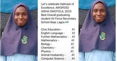 "She Made Girls Proud": Brilliant Student Scores A1 in 9 WAEC Subjects, Her Photo and Result Sheet Go Viral