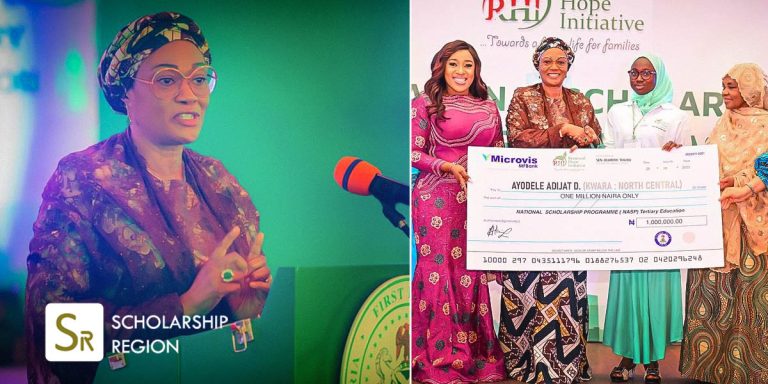 Nigeria’s First lady, Remi Tinubu awards N46million scholarships to university students who are unable to pay school fees