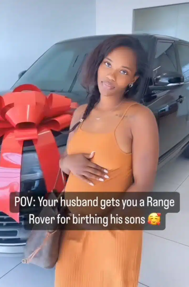 “Thank you for giving me sons” – Man gifts wife Range Rover