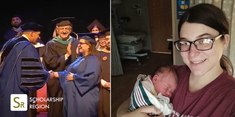 9-month-old pregnant woman graduates from US university, receives her certificate while in labour