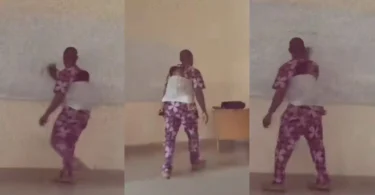 “He has a happy home” – Lecturer warms hearts as he helps student carry crying child
