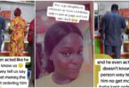 Drama as lady catches her father with side chic after visiting restaurant with her mother